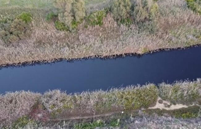 Naro-Nero, il fiume siciliano cambia colore per lo scarto della molitura delle olive