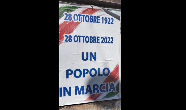 Manifesti fascisti nel Catanese, la ribellione dei deputati: “Un fatto gravissimo che non può restare impunito”