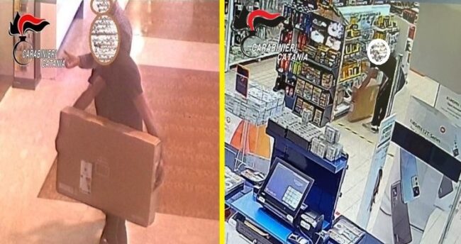 Prende un televisore e se ne va senza pagare: arrestato catanese al quartiere