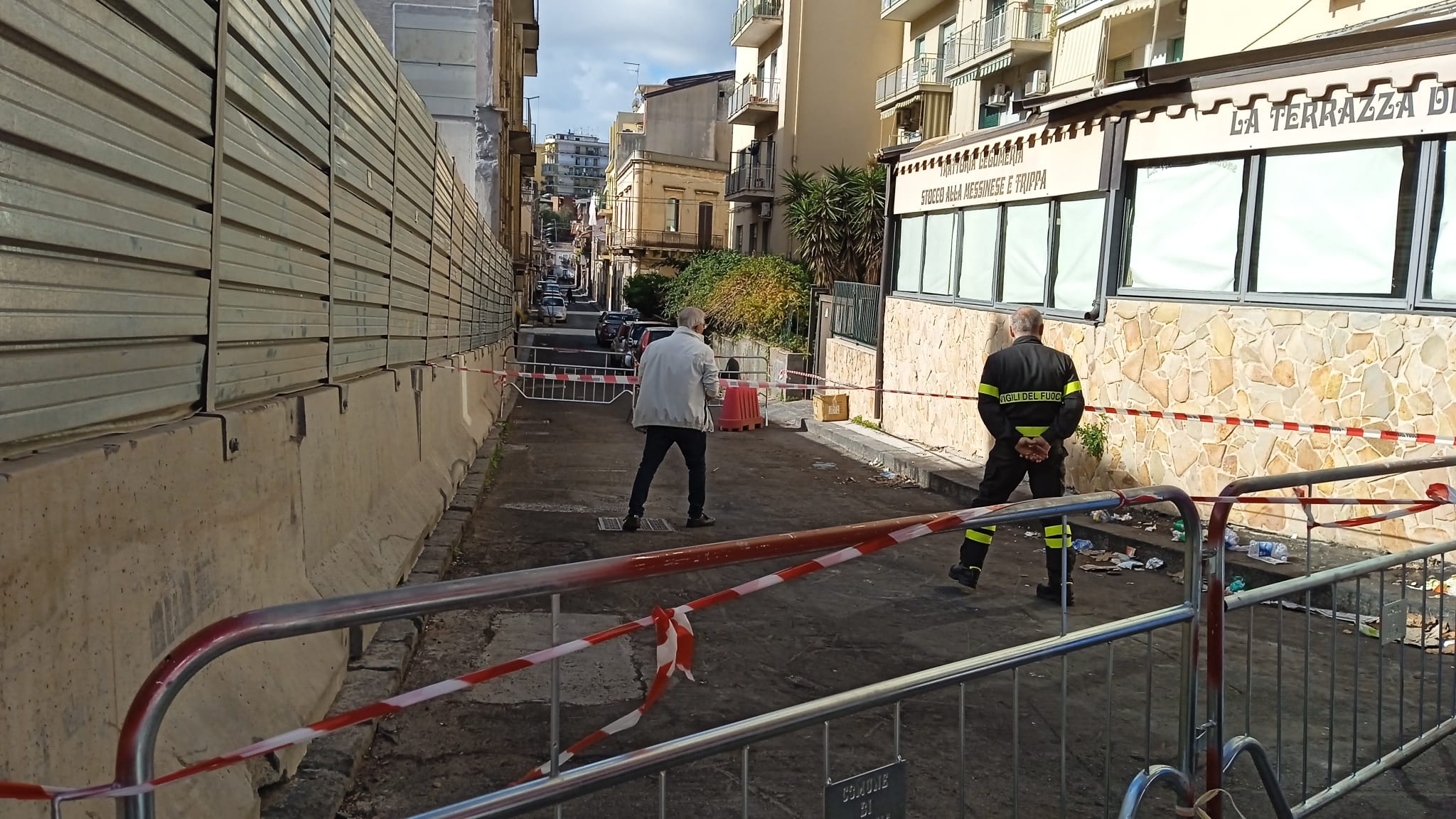 Catania, gli sfollati di via Castromarino non possono ancora entrare nelle loro case – FOTO