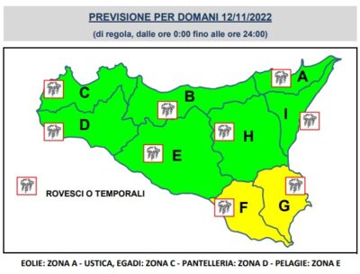 Allerta meteo Sicilia