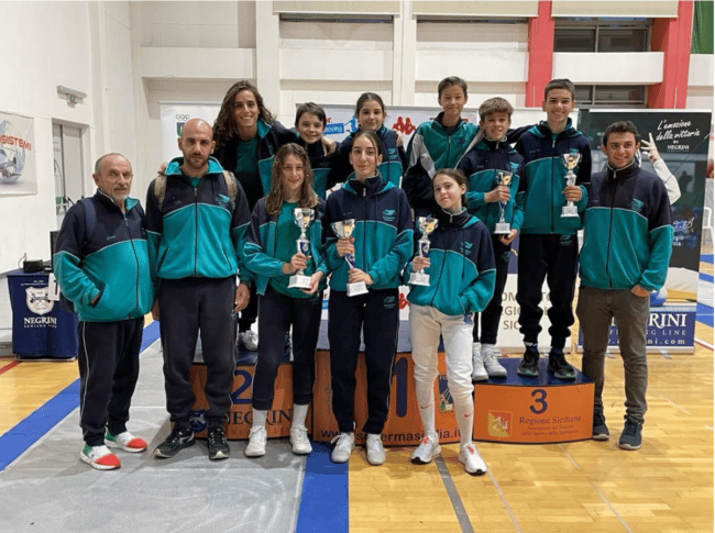 Scherma, a Santa Venerina brilla la Methodos nella 1a prova regionale del Gran Premio Giovanissimi