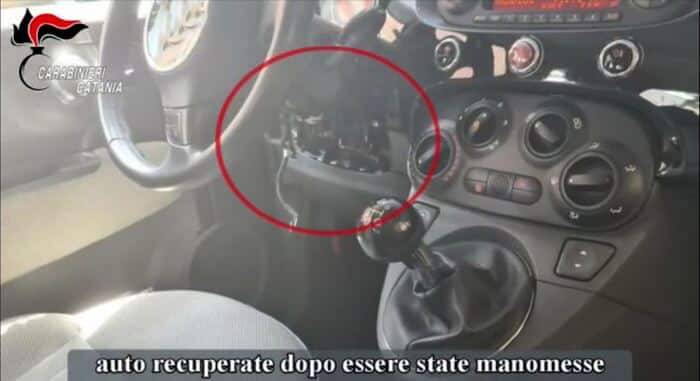 Una banda di ladri specializzati nel furto di auto del gruppo Fiat: sei arresti nel Catanese – VIDEO