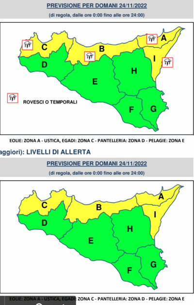 previsioni meteo per domani in sicilia