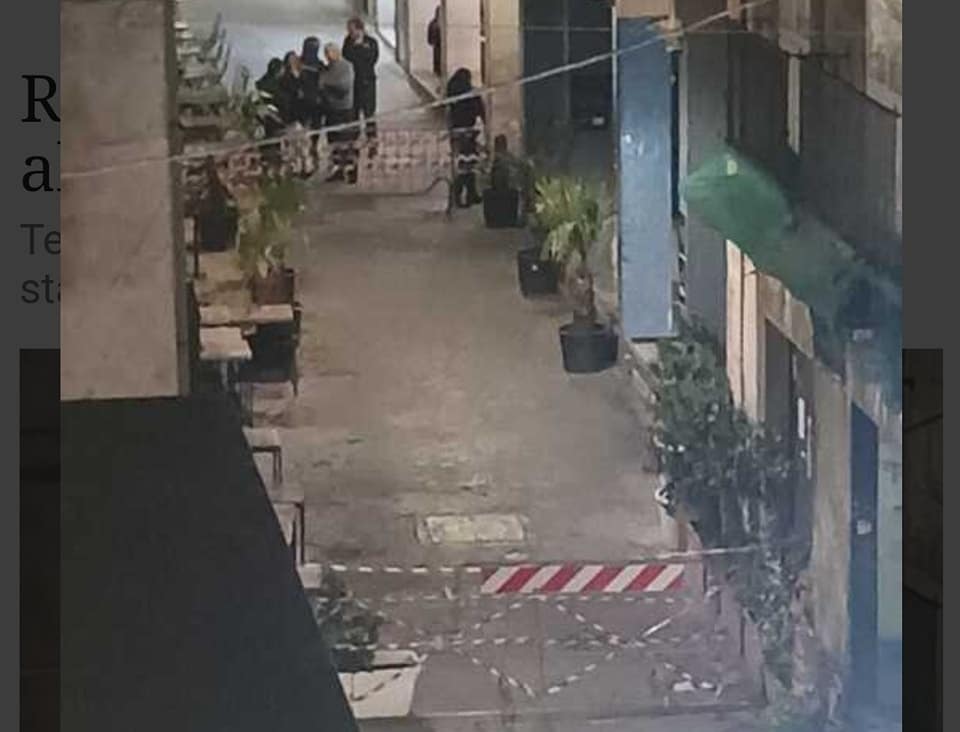 Sgomberata una intera palazzina in via Cavour