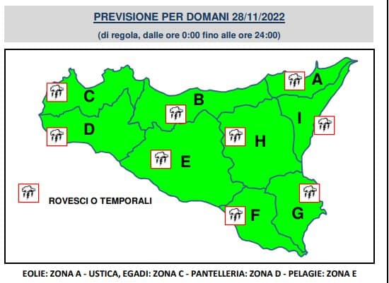 previsioni meteo domani sicilia