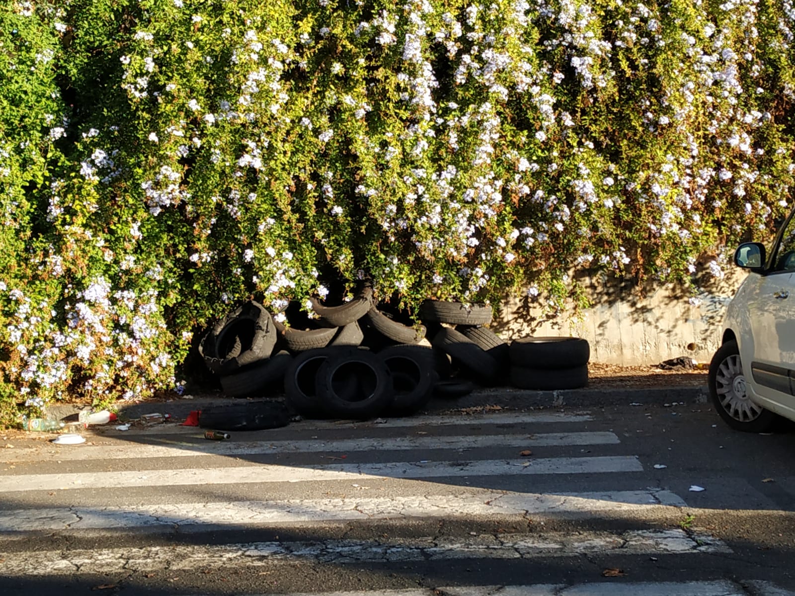 Quartiere Borgo-Sanzio. Comitato Vulcania: “Perché i rifiuti speciali in via Sassari non vengono raccolti?”