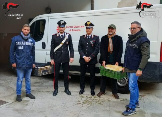 Dal sequestro alla beneficenza: prodotti caseari consegnati alla Caritas Diocesana