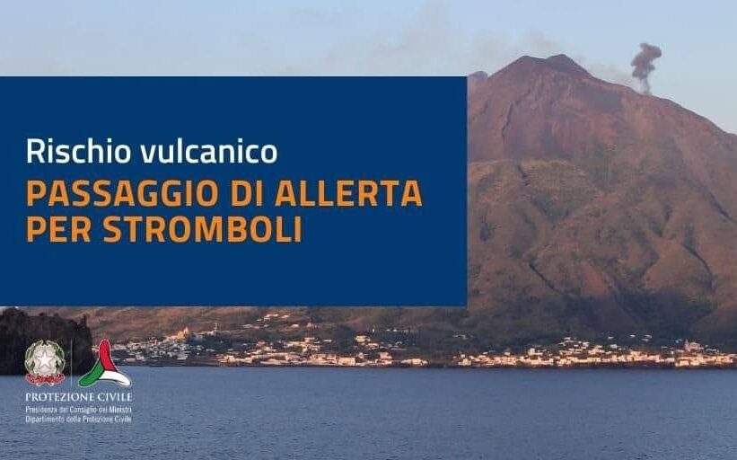 Stromboli, alzato il livello di allerta ad arancione. L’INGV spiega il rischio Tsunami