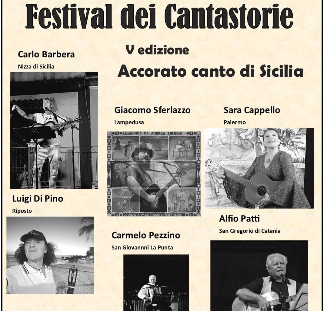 San Gregorio di Catania, al via la V edizione del Festival dei Cantastorie