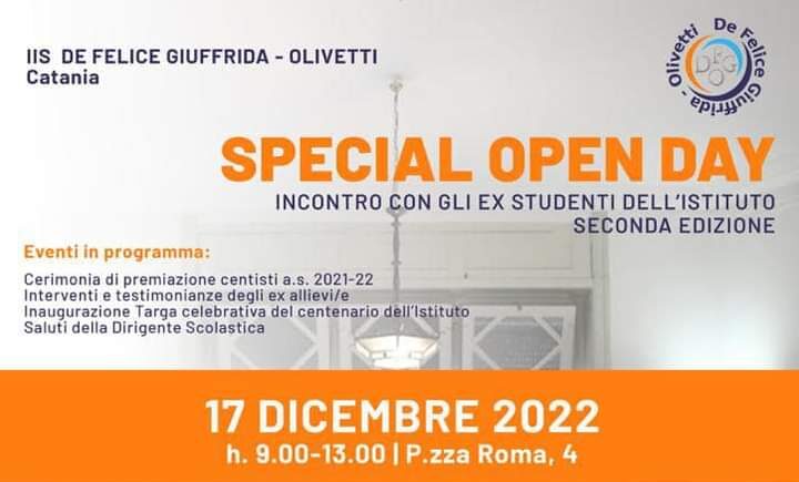 Special Open Day al “De Felice-Olivetti” di Catania, un invito per tutti