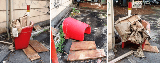 Micro discarica a cielo nel quartiere Borgo-Sanzio di Catania, la denuncia del Comitato Vulcania