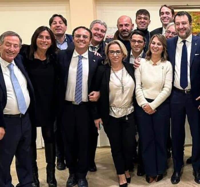 Salvini a cena con i dirigenti del partito in Sicilia: non passa inosservata l’assenza di Minardo