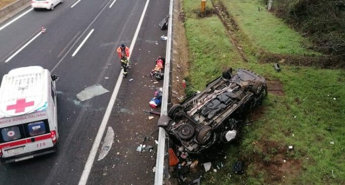 Incidente autostrada A1, famiglia “miracolata”