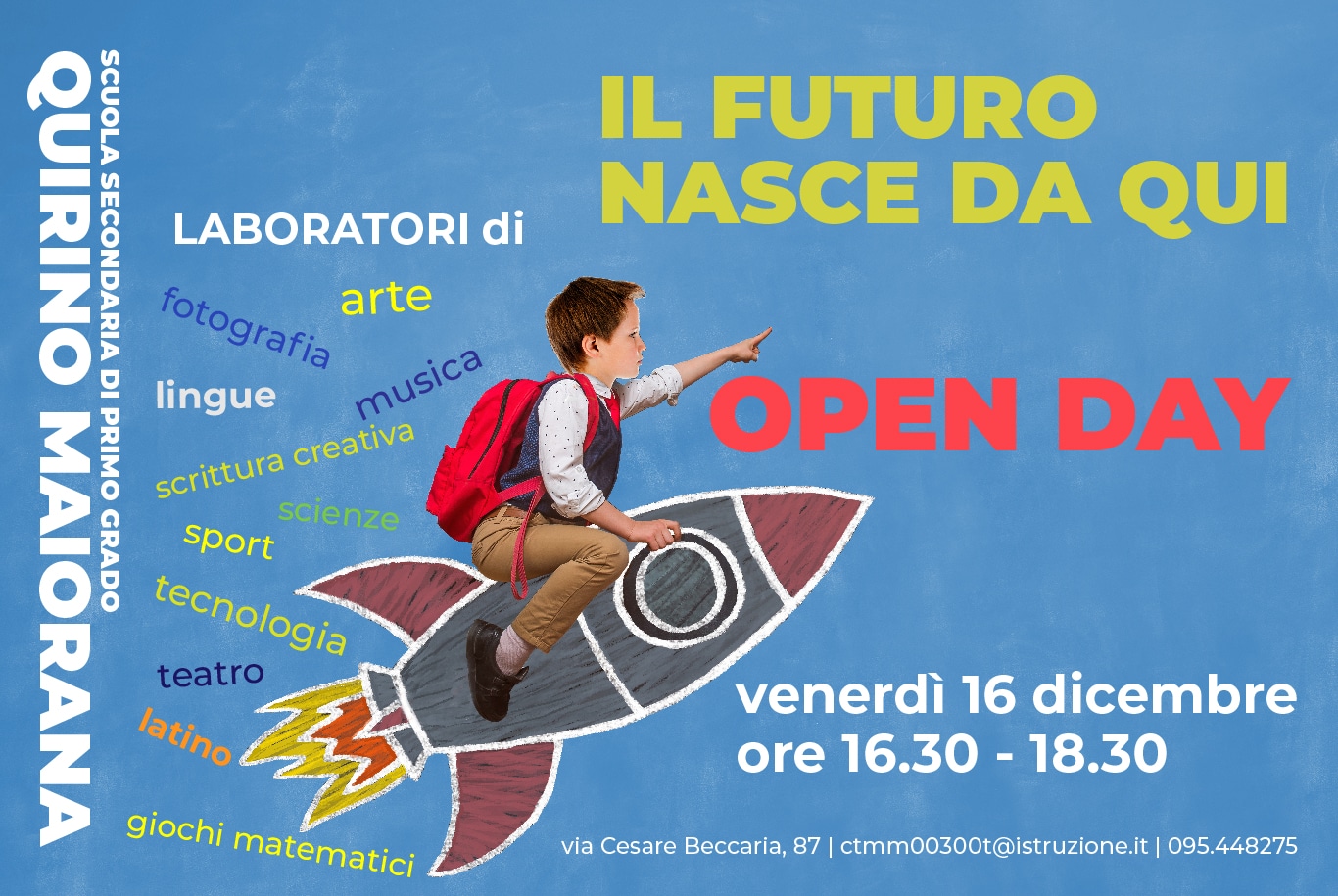 Open Day alla “Quirino Maiorana” di Catania, il programma e le parole della Dirigente