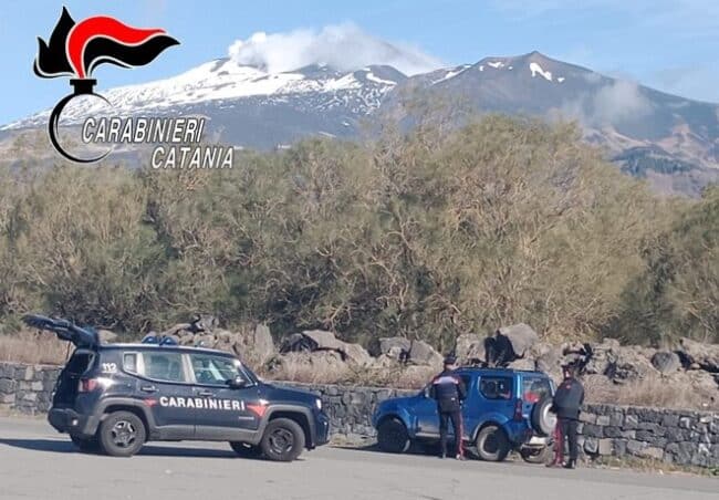 Operazione “Buon Natale Sicuro” anche ai piedi dell’Etna: violazioni e sanzioni senza fine