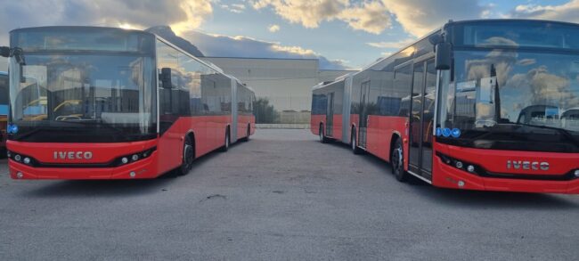 Cresce la flotta di ATM, già in Sicilia 4 bus snodati pronti per la consegna