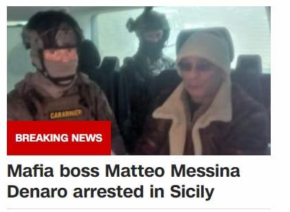 Messina Denaro, l’arresto in prima pagina nei quotidiani internazionali