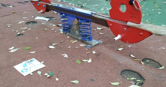 Quartiere Borgo-Sanzio, pericolo nei parchi per bambini: denuncia del Comitato Vulcania