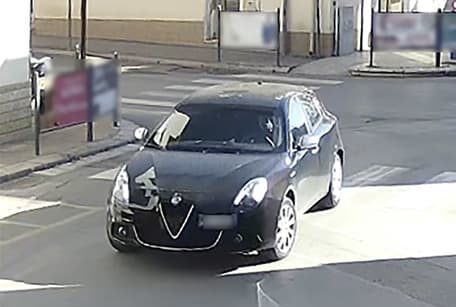 L’auto di Messina Denaro ripresa dalle telecamere del Comune di Campobello di Mazara