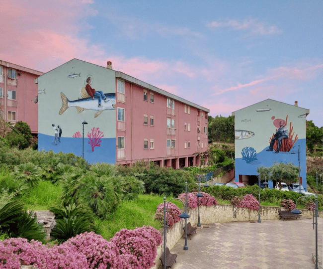Il murale di Andrea Buglisi a Cefalù tra i 100 migliori del 2022 – le FOTO