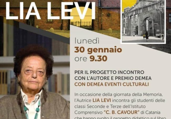 Incontro con Lia Levi presso l’IC “Cavour” di Catania