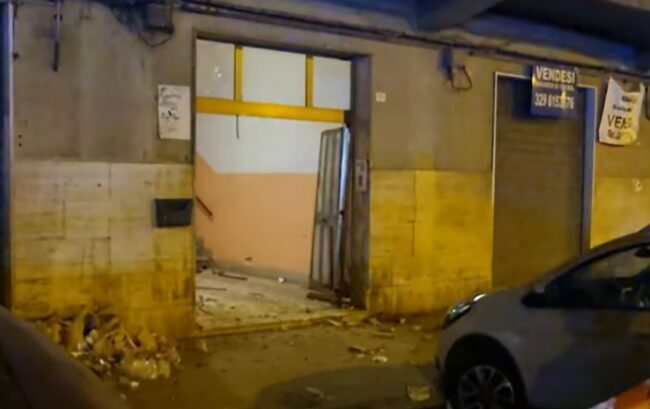 Esplode una bomba in via Pietro Novelli: si tratta dell’ennesimo atto intimidatorio