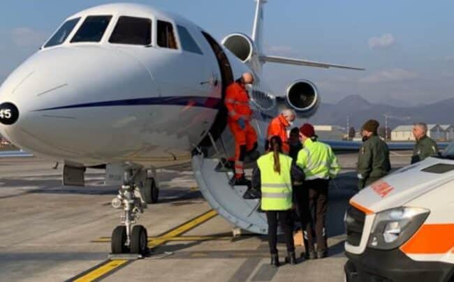 Bimbo di 7 anni trasferito in volo d’urgenza da Catania a Bergamo