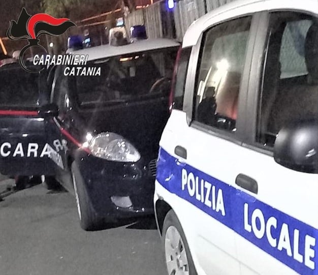 Arresti e denunce a Misterbianco: l’operazione di carabinieri e polizia locale