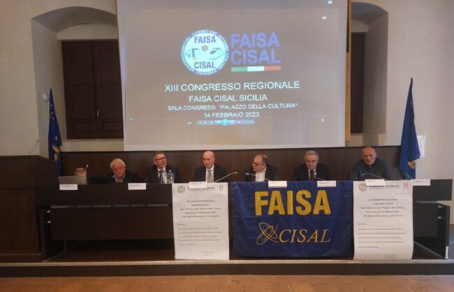 Concluso il XIII Congresso della Faisa Cisal Sicilia, Moschella riconfermato segretario regionale