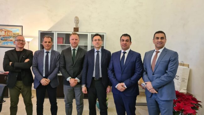 Questore di Catania incontra il presidente del Catania SSD Rosario Pelligra
