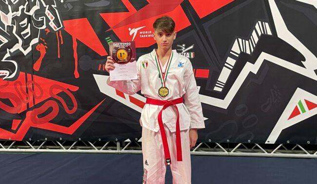 Trionfo della squadra catanese di Taekwondo Yon a Bari, l’intervista al Campione d’Italia Gabriele Galizia