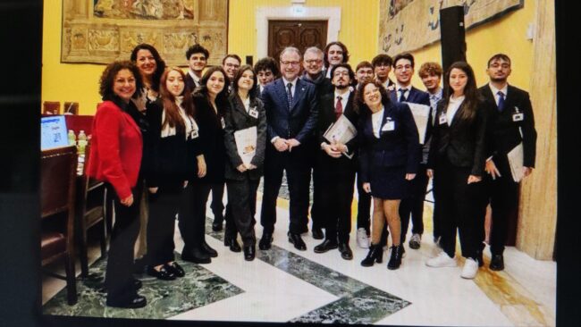 Gli studenti del “Concetto Marchesi” di Mascalucia a Montecitorio