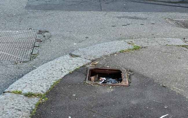 Via Vincenzo Giuffrida, il Comitato Vulcania denuncia l’ennesima condizione di pericolo del quartiere Borgo-Sanzio