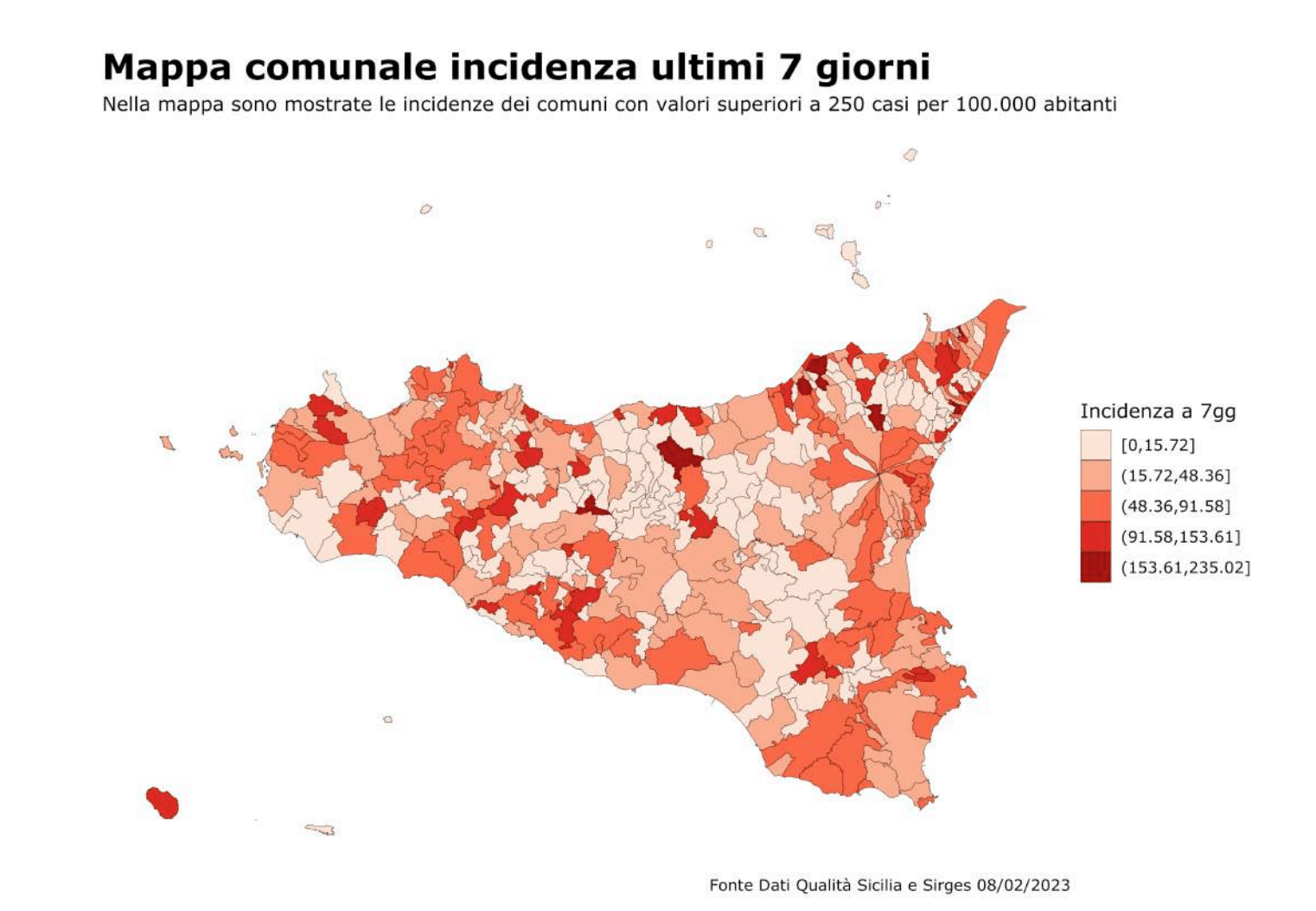 Covid, in Sicilia ancora in calo le nuove infezioni (-21,91%) – IL BOLLETTINO SETTIMANALE