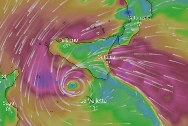 ciclone sicilia 