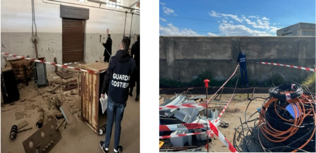 Messina, sequestrato deposito incontrollato dei rifiuti
