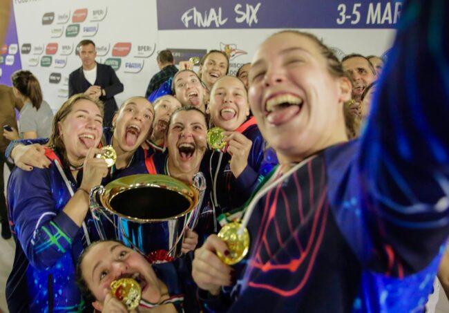 Pallanuoto femminile, l’Ekipe Orizzonte vince la Coppa Italia