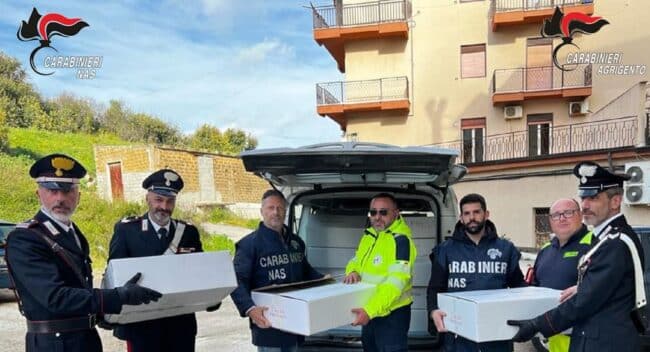Dolci sequestrati perché non commercializzabili, donati ad associazione di Camastra