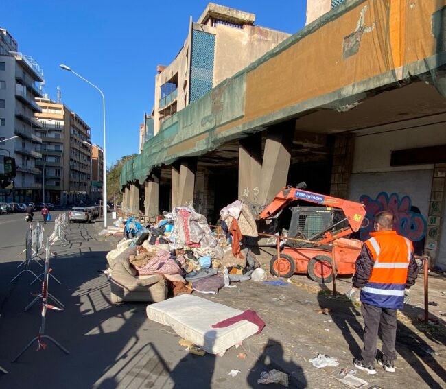 Catania, bonificati i portici del Palazzo Bernini una volta di proprietà comunale
