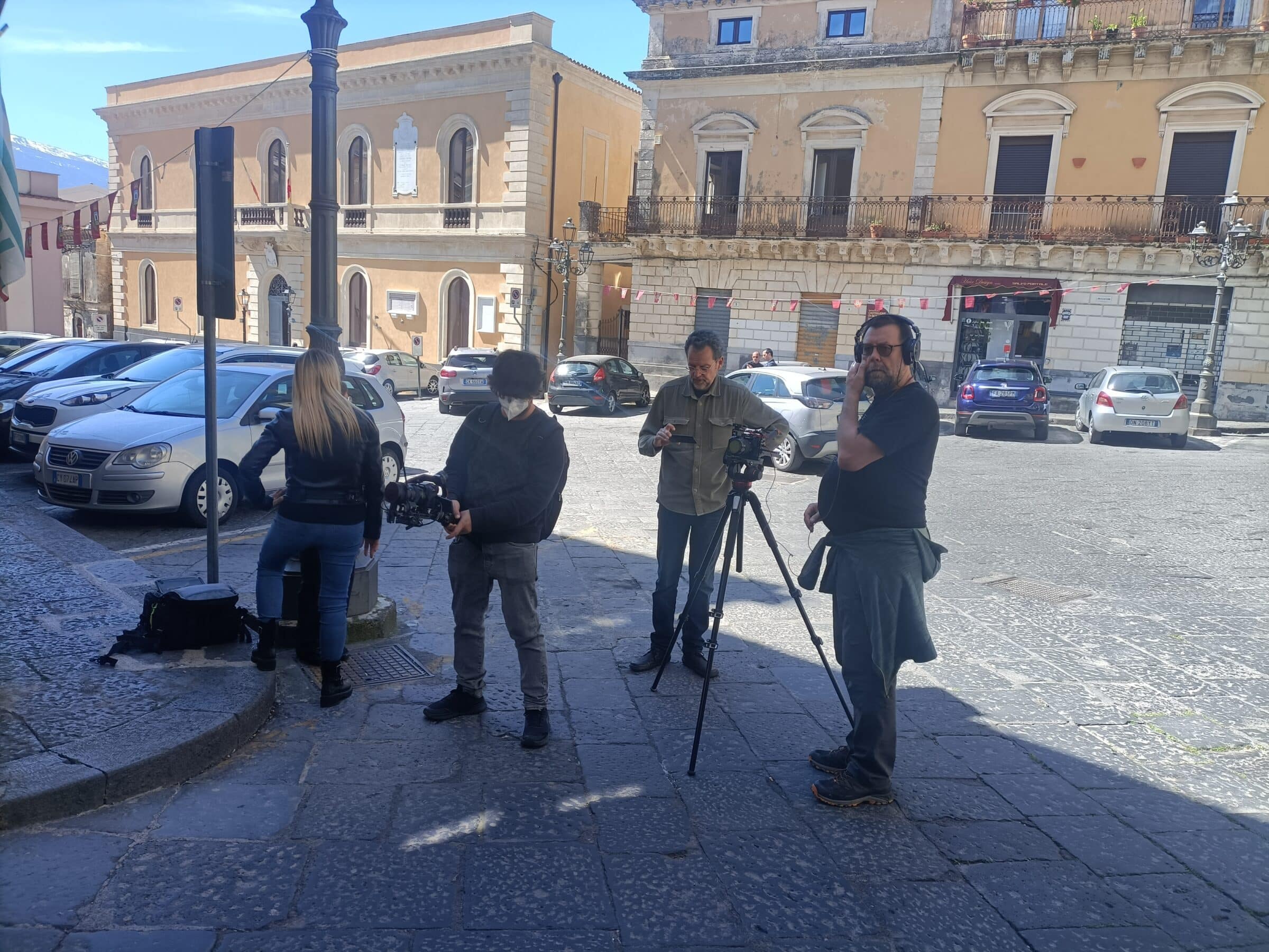 Una troupe di Rai Cultura sui luoghi della prima strage nazista in Italia: tappa a Castiglione di Sicilia