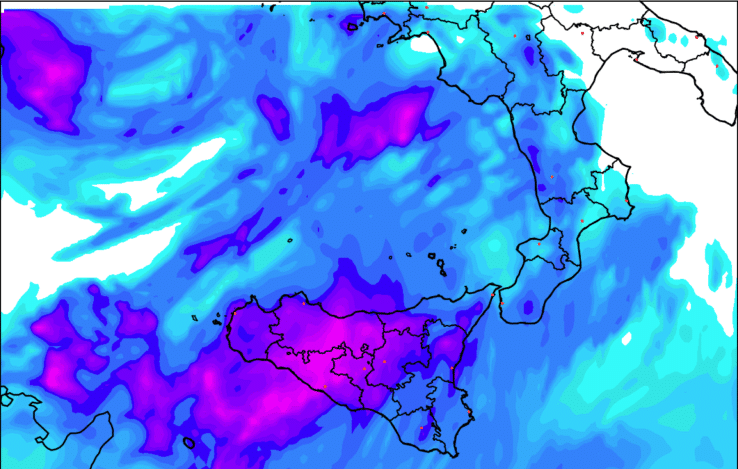 Meteo Sicilia, domani arriva un nuovo Ciclone Mediterraneo