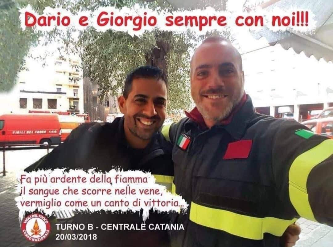 In ricordo di Dario e Giorgio, Catania ricorda i due vigili del fuoco morti nell’esplosione di via Garibaldi