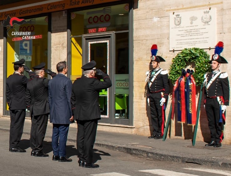 Mafia, 41 anni fa l’omicidio del Maresciallo Agosta: le celebrazioni a Catania