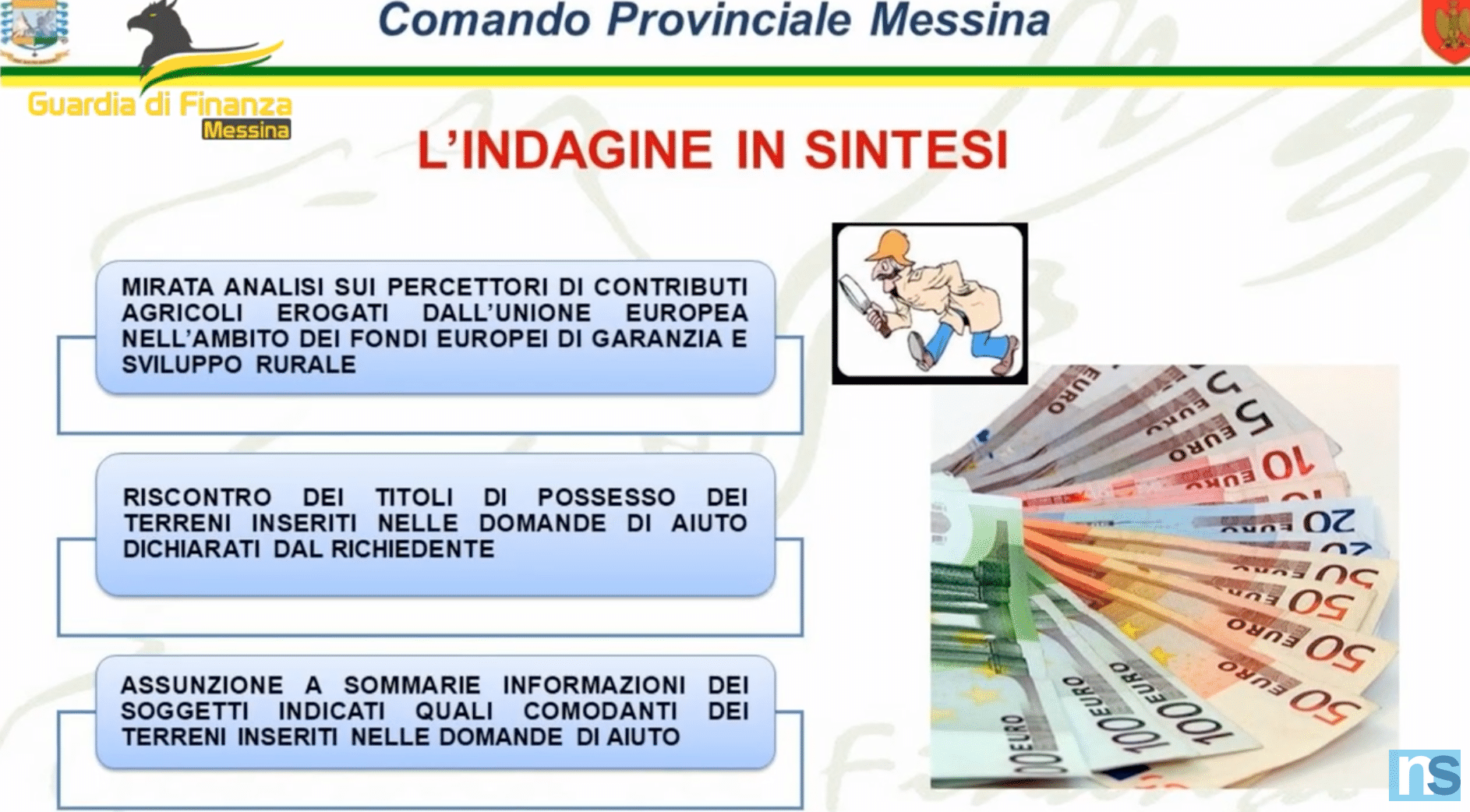 Messina, 600mila euro di risorse comunitarie ottenute illegalmente: sequestrati liquidità e beni
