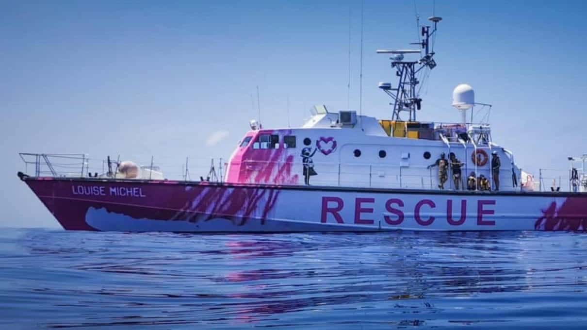 Nave di Bansky in stato di fermo al porto di Lampedusa: presunte violazioni del nuovo decreto