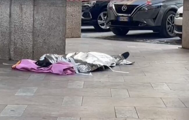 Trovato un uomo morto sul marciapiede di via Oreto