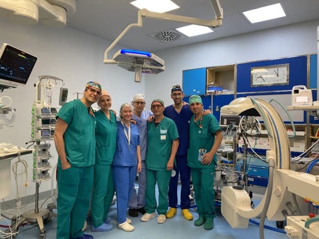 Policlinico, per la prima volta in Sicilia ricostruiti per via endovascolare l’intera aorta toracica e le principali arterie dirette al cervello