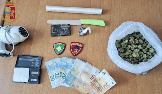Controlli antidroga nei quartieri Camaro e Giostra, due arresti per spaccio