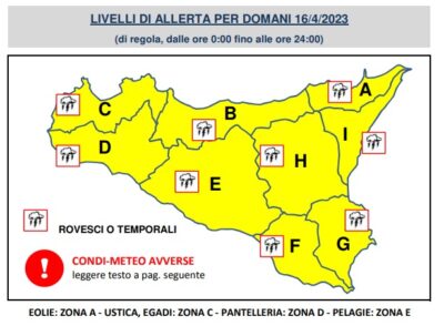 Allerta meteo Sicilia